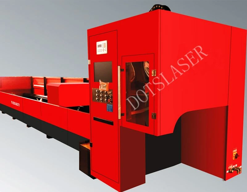 Fiber laser cutting machine for tube