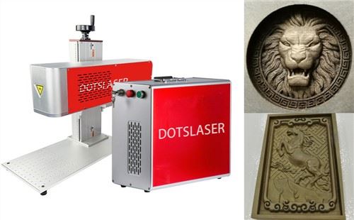 Marcador làser de superfície corbada 3D